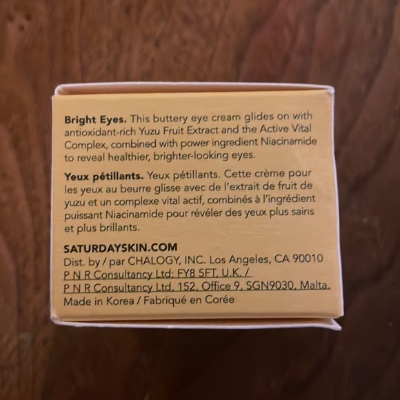 Saturday Skin Yuzu Vitamin C Bright Eye Cream NEW - Picture 6 of 7